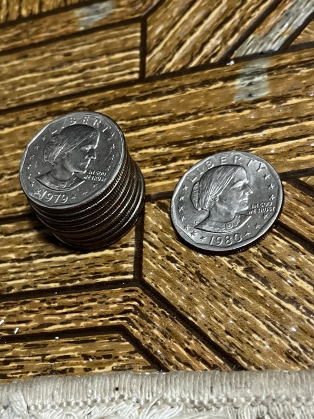 1979-80 Susan B. Anthony Silver $1 Coins